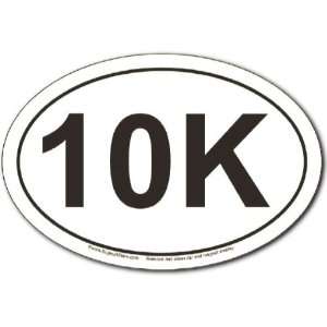 10K Run Oval Car Magnet