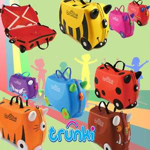 TRUNKI Suitcases Trixie Terence Tipu Gruffalo Ladybug +  