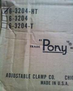 PONY SPRING CLAMPS 4 NEW IN THE BOXES   