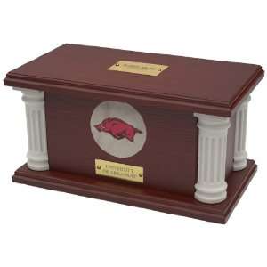  Official Collegiate Cremation Urn   University of Arkansas 