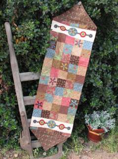 Dress up your table with this Funky Table Runner, finished size 15 x 