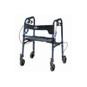  Drive Clever Lite Walker with 5 Wheels   Blue Health 