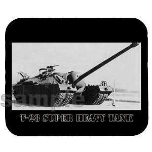  T 28 Super Heavy Tank Mouse Pad 