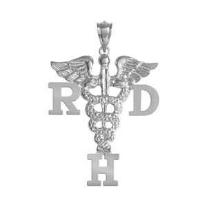   Dental Hygienist RDH Pendant in Silver Jewelry & Gifts Jewelry