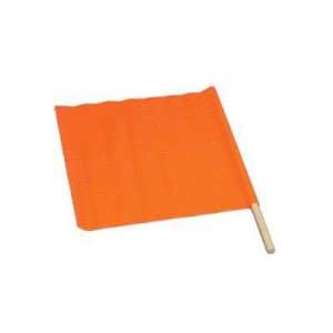  Orange Standard Vinyl Warning Flag With 36 Dowel