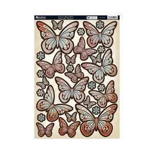   with Foil Accents   Vintage Butterflies Arts, Crafts & Sewing