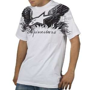  Alpinestars Sore Short Sleeve T Shirt White Large 412938 