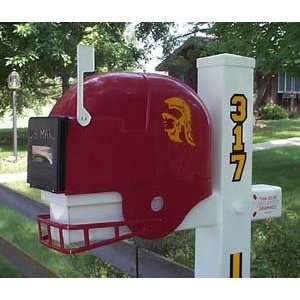 USC Trojans Helmet Mailbox 