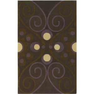  Modern Baroque in Plum Emma at Home Rug