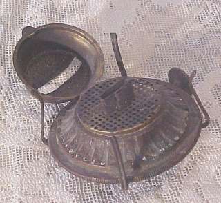 No. 1 OLD Oil Lamp Burner Brass 7/8 threads Patd 1883 1897  