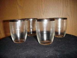 FEDERAL GLASS CO.DANISH MODERN EAMES ERA 4 3TUMBLERS  