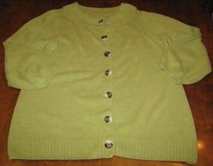 Modern Soul Womens Long Knit Cardigan Sweater Plus size 1X Linen 