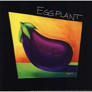  Eggplant   mini   Poster by Mary Naylor (8x8)