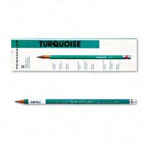  Prismacolor Turquoise Drawing Pencils, Degree 2H, Dozen 