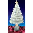   Pre Lit LED Color Changing White Fiber Optic Artificial Christmas Tree