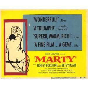  Marty Movie Poster (11 x 14 Inches   28cm x 36cm) (1955 