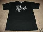 Opeth Logo/ Group Shot M, L, XL Black T Shirt