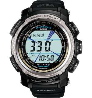 Casio PAW2000 1 Solar Atomic Pathfinder Mens Watch  