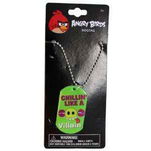   Birds Dogtag (Green)   Angry Birds Necklace and Pennant Toys & Games