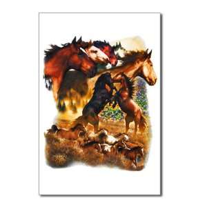  Postcards (8 Pack) Wild Horses 