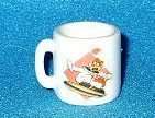 Sponge Bob Square Pants White Ceramic Mini Coffee Mug  