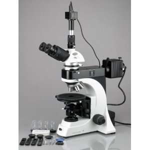   Trinocular Infinity Polarizing Microscope + 5MP Camera
