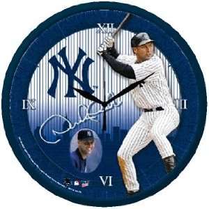 MLB Derek Jeter Yankees Logo Wall Clock