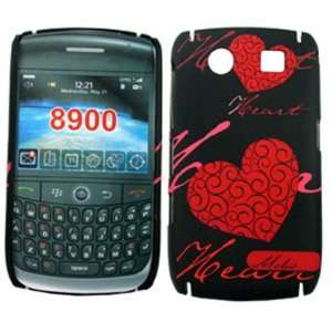  BlackBerry Curve/Javelin 8900 Red Hearts on Black Hard 