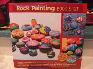 ROCK PAINTING CRAFT KIT Kids Adults Paint Rocks,Idea Book Everything 