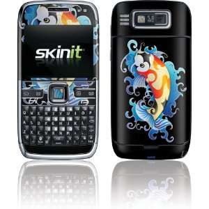  Koi on Black skin for Nokia E72 Electronics