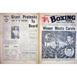  BOXING 1963 GRIFFITH RODRIGUEZ CURVIS KING RAY ROBINSON 