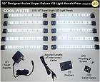 NEW TEN 10 LED Panel Kit, 2 PS, 2 Dimmers, COOL White