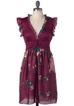 Symphony of Flowers Dress  Mod Retro Vintage Printed Dresses 