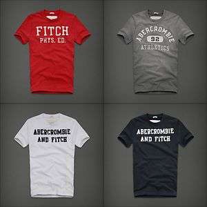   Abercrombie & Fitch Men Fish Hawk Cliff Vintage T Shirt Muscle Fit