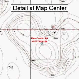   Map   Hale Center SW, Texas (Folded/Waterproof)