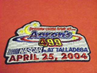 Aarons 499 @ Talladega 4/25/04 NASCAR Patch (5)  