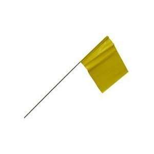 Keson STK21Y Std Yellow Standard Surveyors Stake Flag (2 1/2 X 3 1/2 