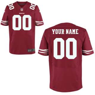 Mens Nike San Francisco 49ers Customized Elite Team Color Jersey (40 