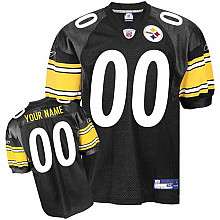 Reebok Pittsburgh Steelers Customized Authentic Team Color Jersey (48 