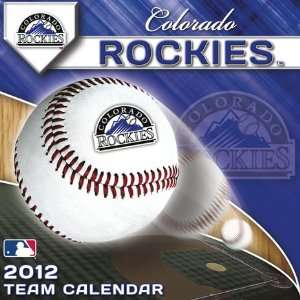  Colorado Rockies 2012 Box (Daily) Calendar Sports 