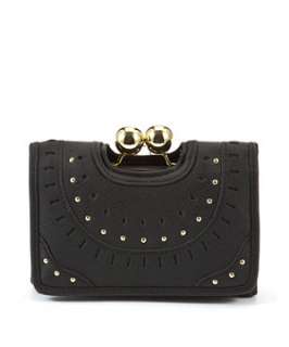 Black (Black) Black Studded Dorris Purse  240197401  New Look