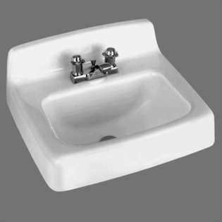 American Standard Regalyn Wall Mount Bathroom Sink   Size 19 x 17 