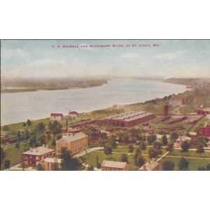  Arsenal and Mississippi River, at St. Louis, Mo  