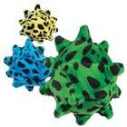 Zanies Squawking Nubby Ball Dog Toy   Color Yellow Spotted