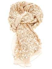 Rose And Rose Sequin Scarf   Start   farfetch 