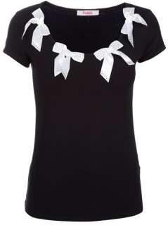 Blugirl Folies Bow Detail T Shirt   Paleari   farfetch 