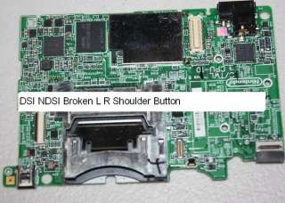 DSi NDSI Broken L R Shoulder Button Repair Service  