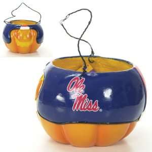  5.5 NCAA Mississippi Rebels Halloween Pumpkin Trick or 