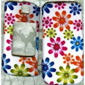  white Daisey Samsung Alias 2 U750 verizon phone case hard 