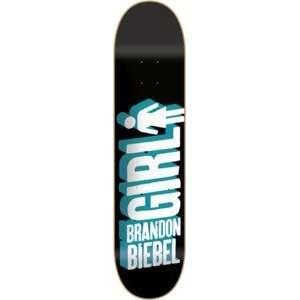  Girl Brandon Biebel Big Girl 3D Skateboard Deck   7.87 x 